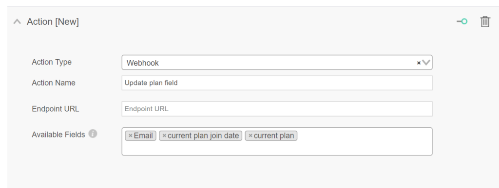 Use webhooks to update data automatically via Ongage automation rules