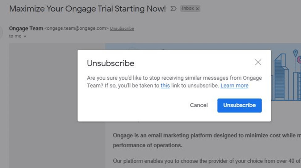 this is how list-header unsubscribe looks like