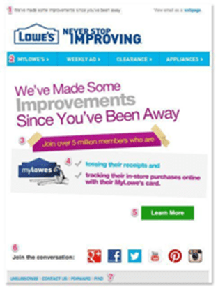 Lowe's say they've made improvements in their re-engagement attempt