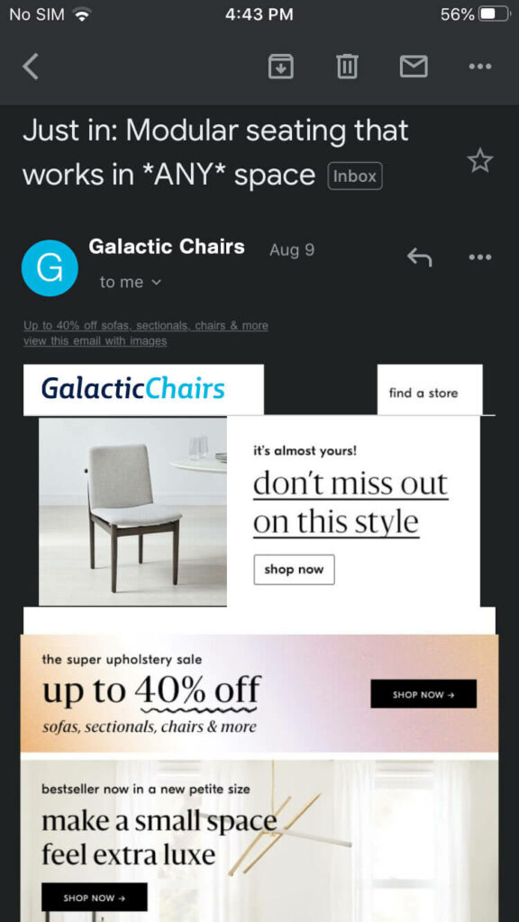 Preview dark mode designs for better email deliverrability