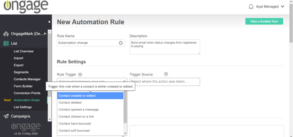 Sending transactional emails with Ongage is easy