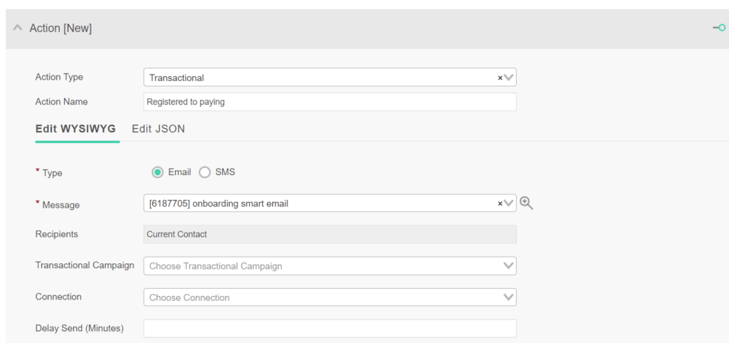 Use Ongage to send dynamic and valuable transactional emails