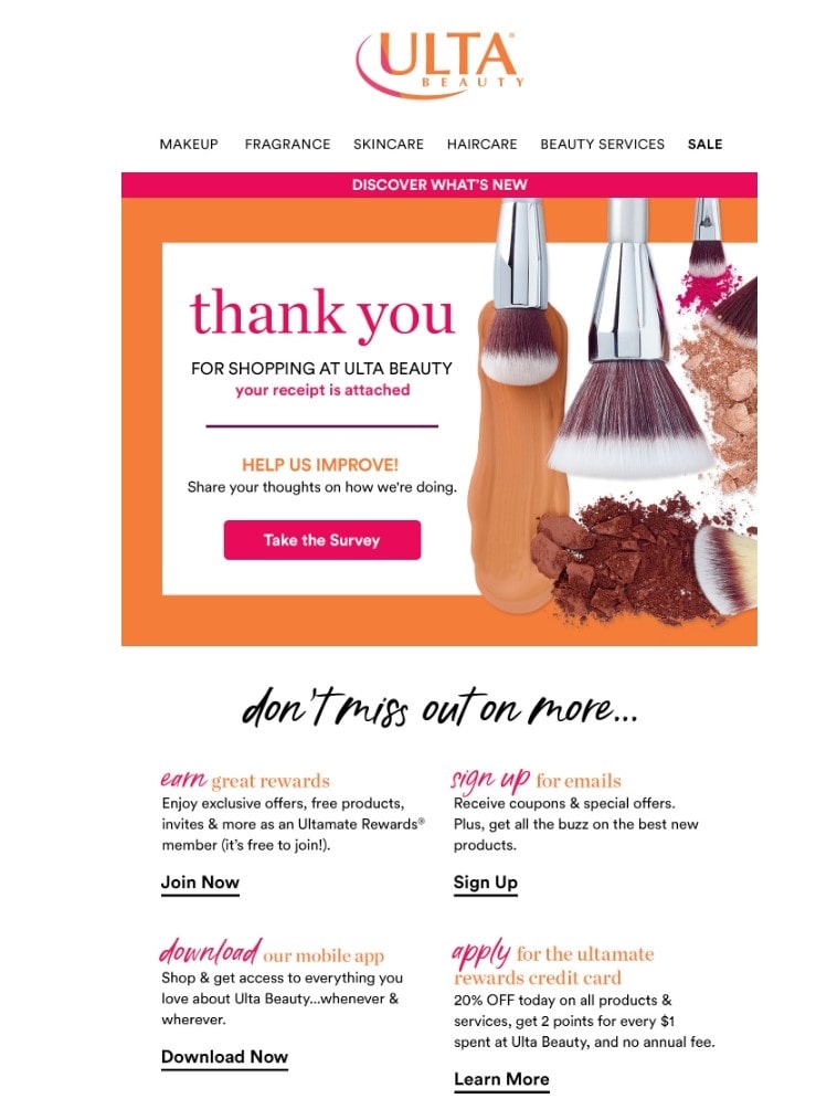 This is a transactional email, not a marketing email