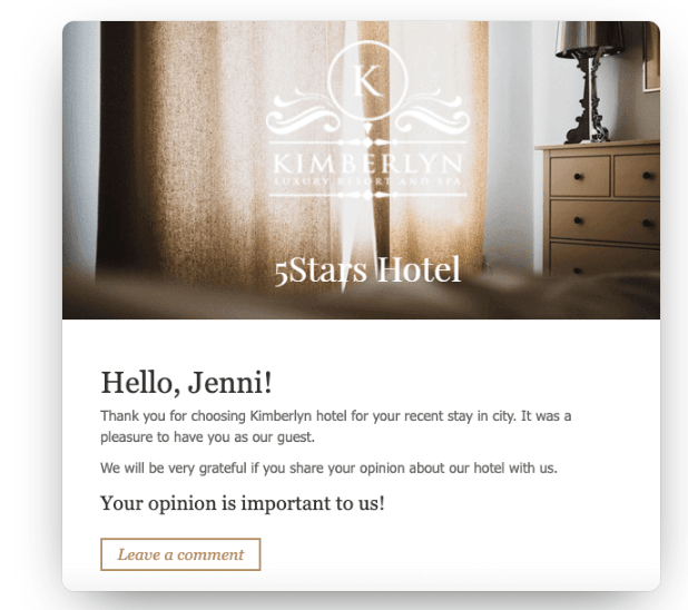Use transactional emails to survey your subscribers
