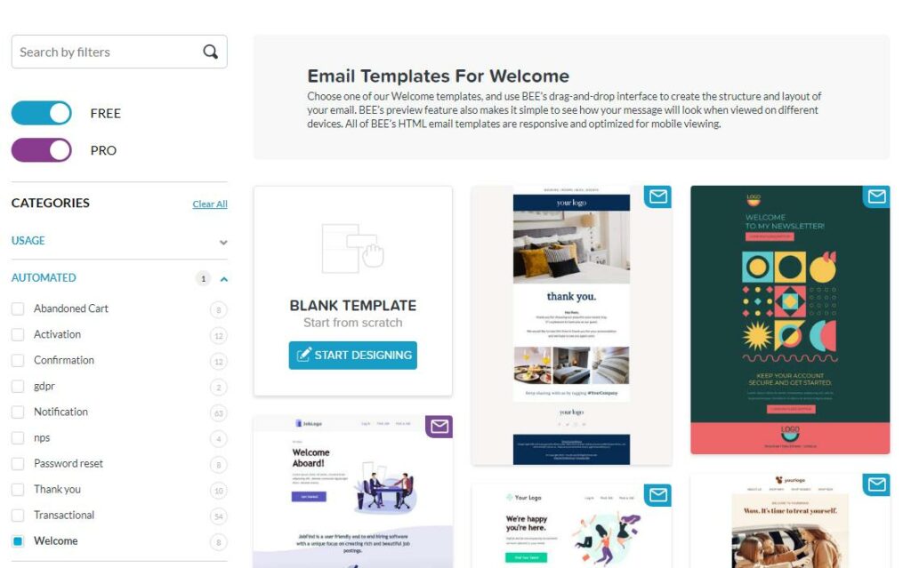 Create email templates from scratch with these email marketing tools