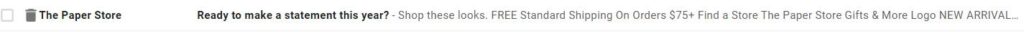 Ask a question in your email subject line to get customers thinking