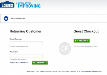 Forcing customers to create an account will increase cart abandonment