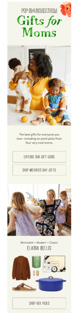 Nordstorm gift ideas for Mother's Day