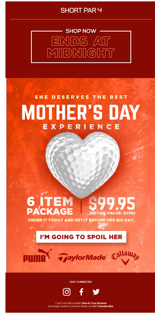 Short Par 4 has a unique experience for Mother's Day