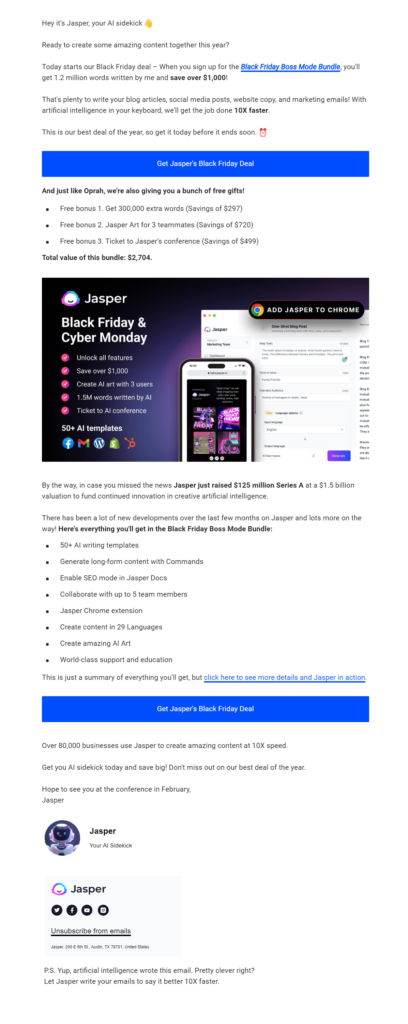 Black Friday marketing email examples and advice for 2023